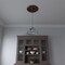 Ekena Millwork Berkshire PVC Ceiling Medallion (Canopies up to 7"), 16"OD x 3 1/2"ID x 1"P, Metallic Antique Brass CMP16BECAB - alternate 8
